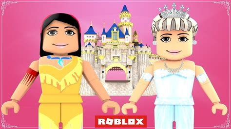 Roblox Viramos Princesas Da Disney Os Graçolas Youtube