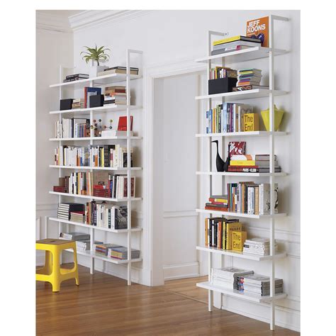 Shop Stairway White Ladder Bookcase Minimalism Scales To The Max In