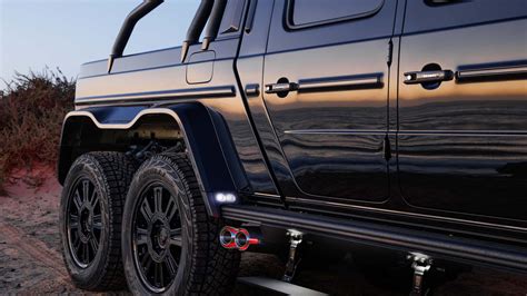 Amg G63 Turns Into Two Six Wheeled Pickups By Brabus