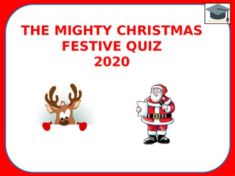 Festive Christmas Quiz 2020 Teaching Resources