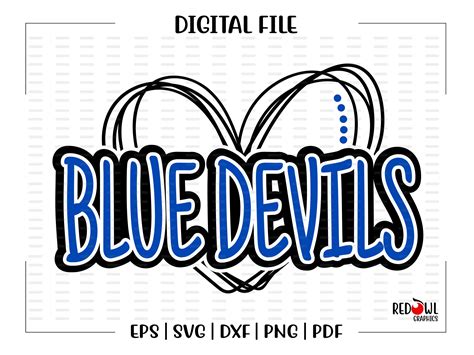 Blue Devil Svg Blue Devils Svg Blue Devil Devil Blue Svg Etsy