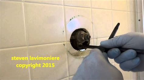 Couple days later, i looked under the sink and noticed that there was a small pool of water, after checking all the connections i realized that the water was leaking from the tank itself. symmons temptrol tub shower valve leaking in wall:plumbing ...