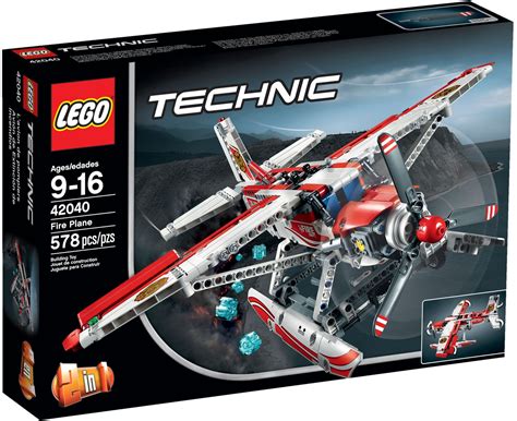 42040 Lego Technic Fire Plane Löschflugzeug Klickbricks