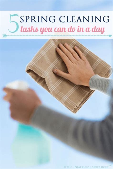 Spring Cleaning Is In Full Swing These 5 Tasks Are Quick And Will Make