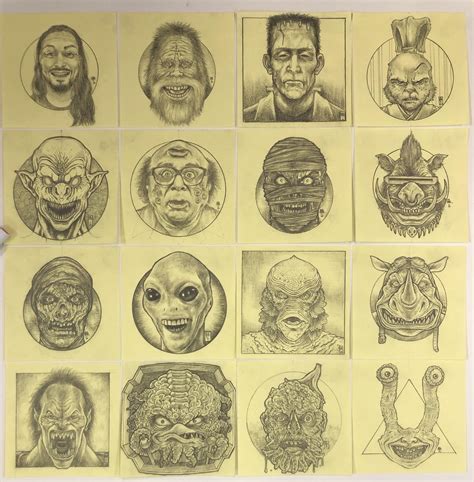 Here Are All Of My Recent Post It Note Drawings Rdrawing