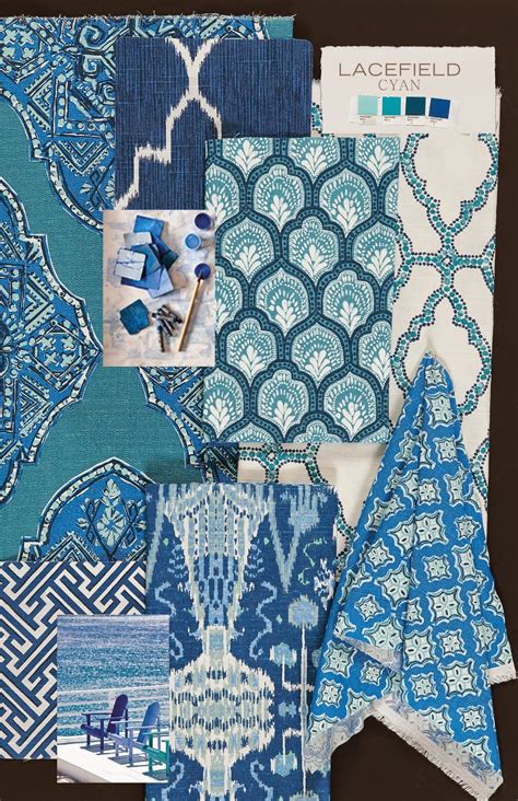 Inspired Design Textile Tuesday Cyan Textile Collection