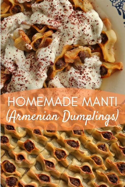 Homemade Manti Armenian Dumplings Mission Food Armenian Manti