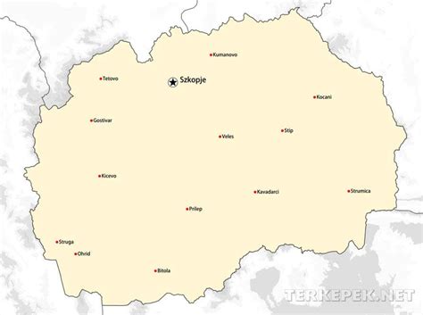 Államfo, vallás, a lakosság száma, terület, bruttó hazai termék, az infláció, munkanélküliség, térkép, szálloda, idojárás és klíma. Észak-Macedónia térképek