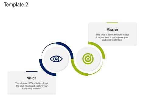 Template Mission And Vision Statement Ppt Ideas Presentation Graphics