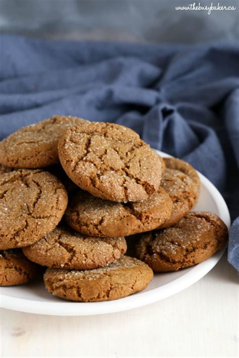 Best Ever Ginger Molasses Cookies Better Than Starbucks Recipe