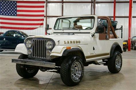 1983 Jeep Cj 7 Laredo 213923 Miles White Jeep 42l I6 Automatic For