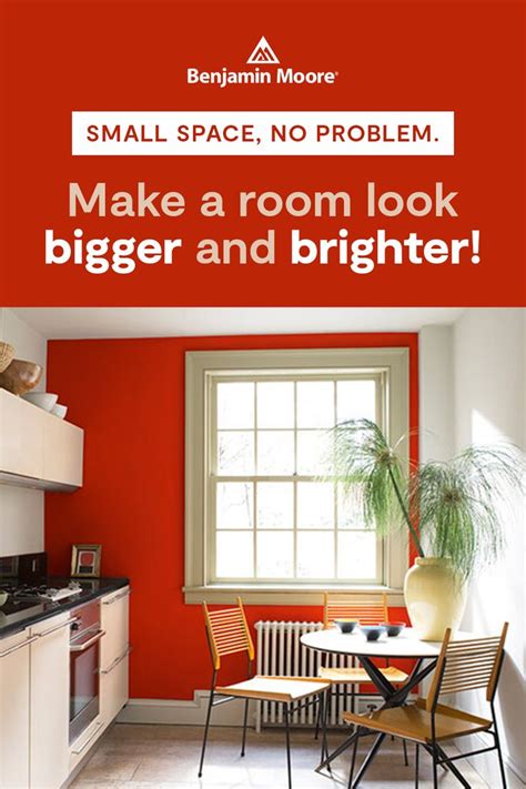 5 Colors That Make Rooms Look Bigger And Brighter Benjamin Moore Red