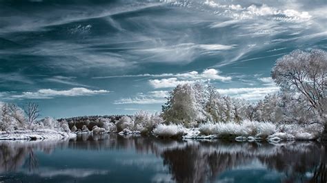 Download Frosty Winter Landscape Wallpaper By Stevenriley Hd