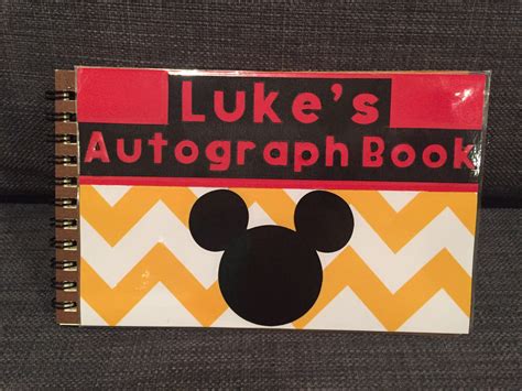 Mickey Mouse Autograph Bookboys Disney Autograph Book Etsy