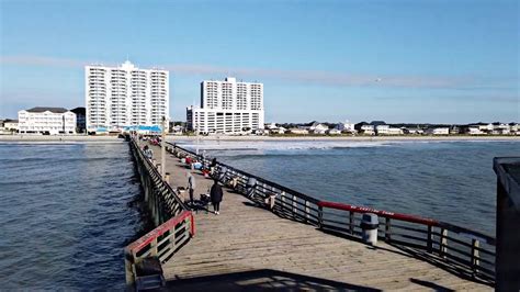 Exploring The Cherry Grove Pier North Myrtle Beach Sc Beautiful Morning And Views Youtube