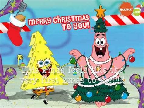 Its a sponge bob christmas, released 12 years later. Spongebob's "Very First Christmas" song. : Music