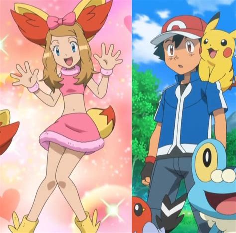 56 Best Images About Ash And Serena On Pinterest Pokemon Ash And Ash