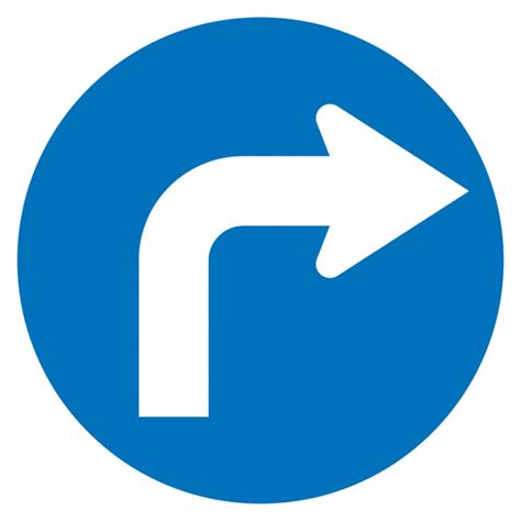 Rg 13 Turn Right Sign Rd5r Or R3 10 Rtl