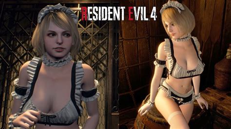 Ashley In Thicc Maid Outfit Resident Evil 4 Remake Play As Ashley Youtube