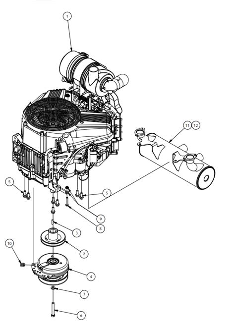 37 Hp Vanguard Engine Assembly Xtreme Motors Spartan Mowers