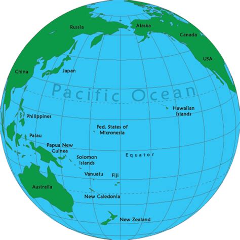 Globes Of Oceania