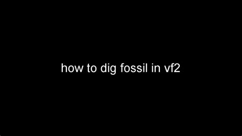 How To Dig Fossil In Virtual Families 2 Youtube