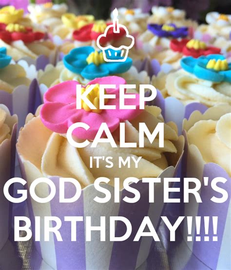 Happy Birthday God Sister Birthday Cake