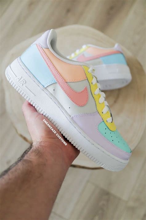Highlighted with white leather on the base while pastel shades are spread throughout. Pastel Air Force 1 | THE CUSTOM MOVEMENT in 2020 | Nike ...