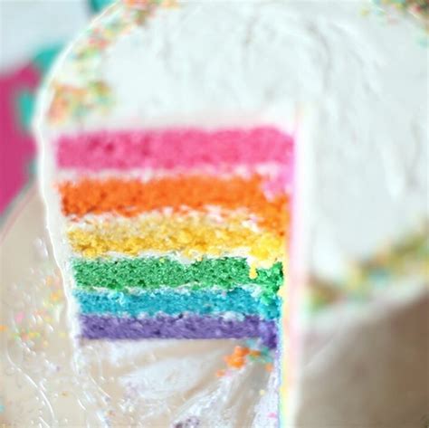 Easy Six Layer Rainbow Cake Allrecipes