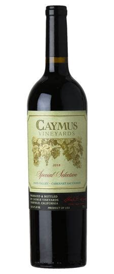 Caymus 2018 Special Selection Cabernet Sauvignon Napa Valley Brix26