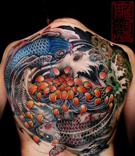 The lotus flower symbolizes the ultimate perfection; 50 Koi tattoo meaning and Designs For Men and Women