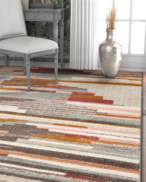 Well Woven Vettore Verde Modern Abstract Multi Area Rug Contemporary