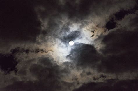 Free Photo Moon Clouds Night Sky Full Moon Free Image On Pixabay
