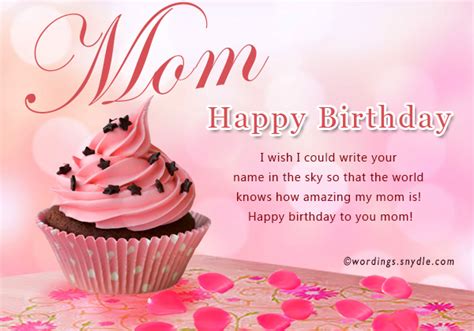 birthday wishes messages for mom