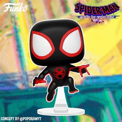 Funko Pop Concept Spider Man Across The Spider Verse Miles Morales