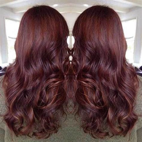 Hair of this type is very appealing if properly handled. Dark Red Colored Long Hair Pictures You Love - Hairstyle ...