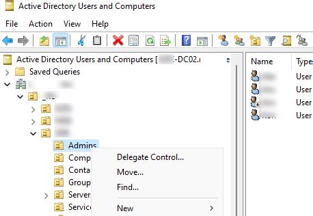 Active Directory Console Windows