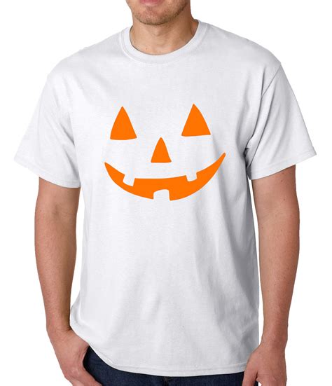 Halloween Tshirt Orange Jack O Lantern Mens T Shirt Bewild