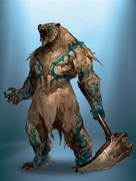 Bear Character Render Bear Character Character Humanoid Sketch