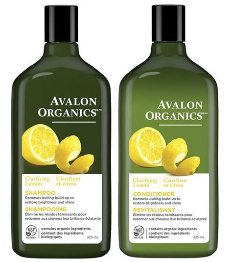 Avalon Organics Clarifying Lemon Shampoo And Conditioner Beauty Crazed
