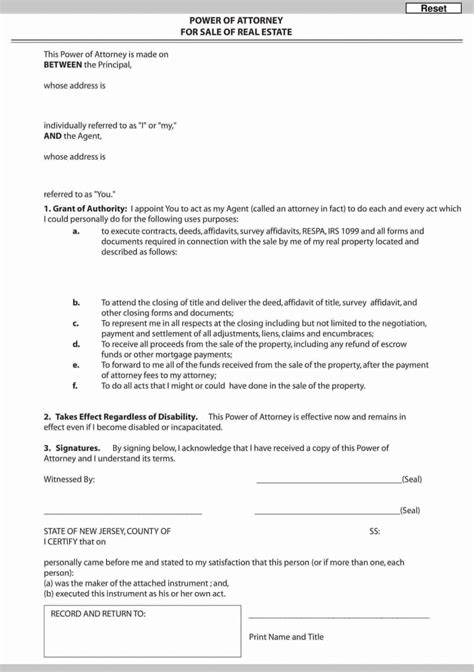 Power Of Attorney Fillable Form Ny Printable Forms Free Online