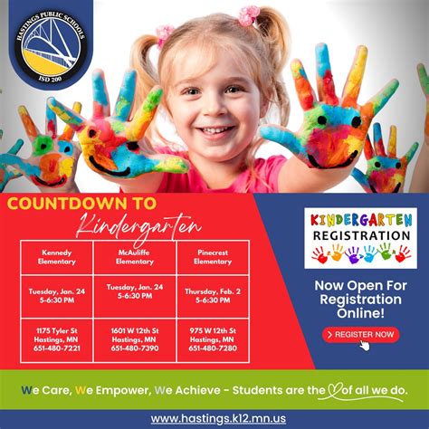Kindergarten Countdown Event Hastings Public Schools
