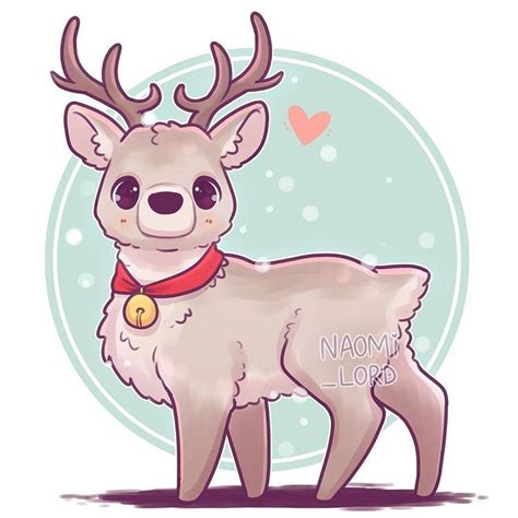 🦌 Thought I Draw A Reindeer To Be A Bit More Festive For My Kawaii