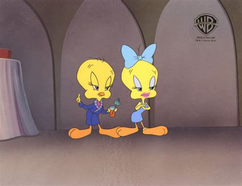 Looney Tunes Original Production Cel Tweety Bird In 2023 Cel Looney