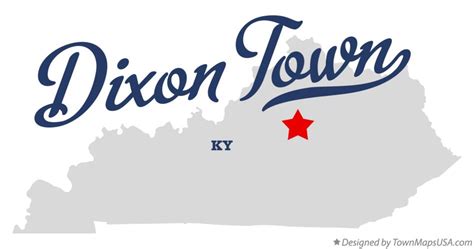 Map Of Dixon Town Ky Kentucky