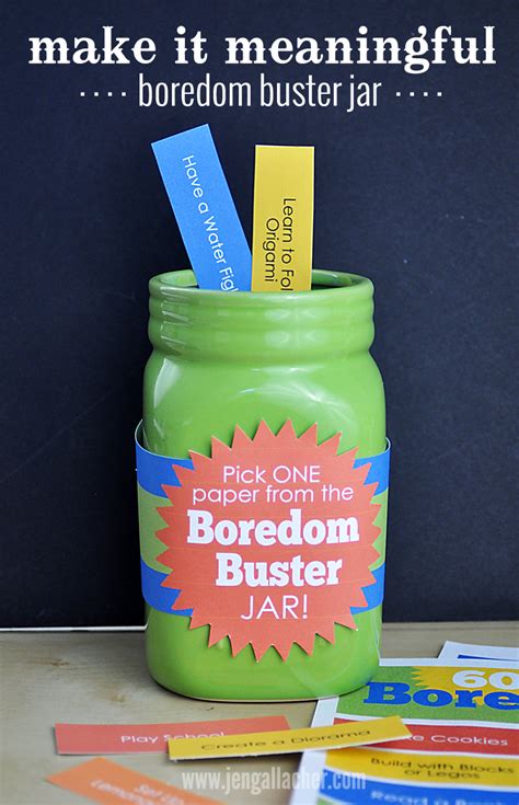 Making It Meaningful Boredom Busters Jar With Printables Jen Gallacher
