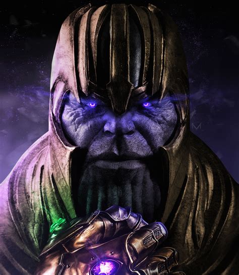 Thanos Art Iphone Wallpapers Wallpaper Cave