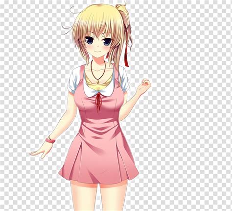 Anime Girl With Summer Outfit On