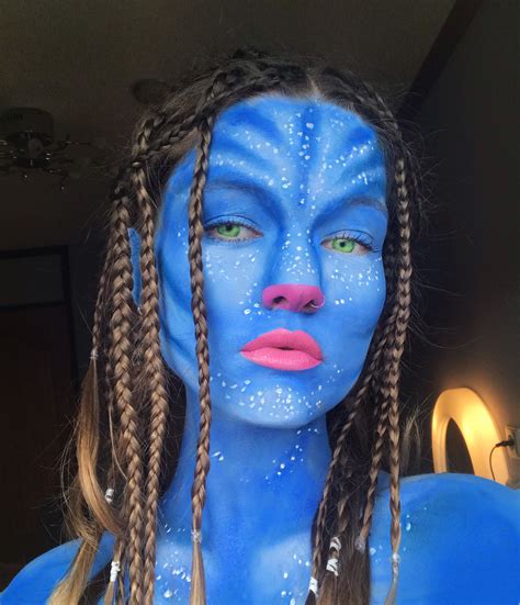 Avatar Avatar Makeup Halloween Makeup Pretty Cute Halloween Makeup