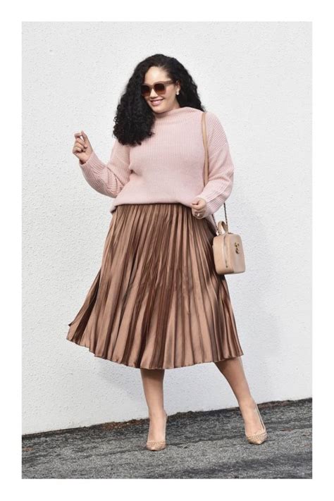 ¿cómo Usar La Falda Midi Plisada Effortless Chic